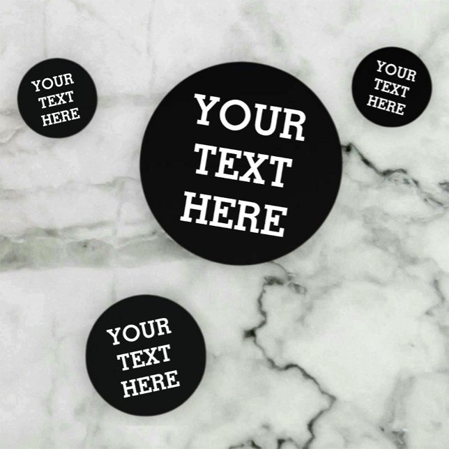 Add Your Own Custom Text Here Black and White Confetti (Creator Uploaded)