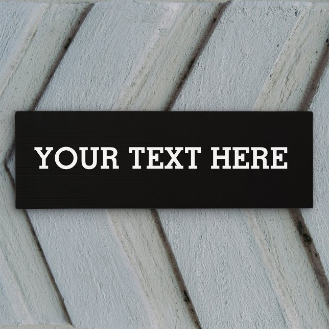 Add Your Own Custom Text Here Black and White Yoga Mat (Creator Uploaded)