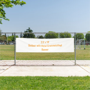 Add Your Own Design 2.5' x 10' Banner