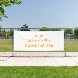 Add Your Own Design 4' x 10' Banner