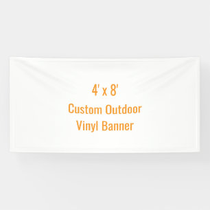 Add Your Own Design 4' x 8' Banner