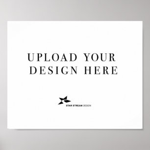 Add Your Own Design Landscape Poster