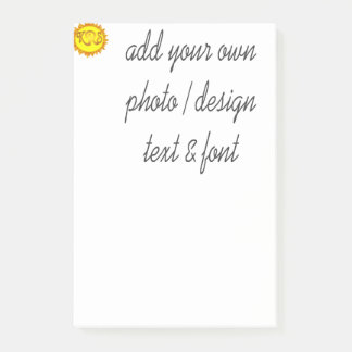 Add your own design post-it notes
