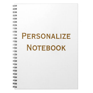 Add Your Own Design simple 6.5" x 8.75" Notebook