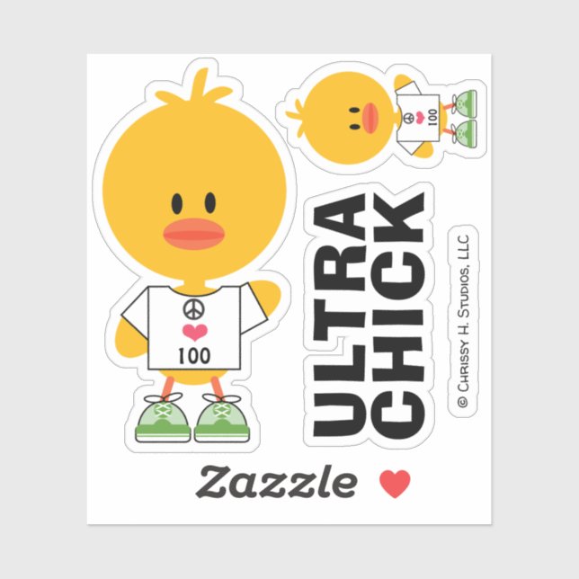 Add Your Own Distance Ultra Runner Chick  (Sheet)