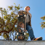 Add Your Own DIY 3 Photo Collage Custom Skateboard<br><div class="desc">Add Your Own DIY 3 Photo Collage Custom Skateboard features your three of your favourite photos. PHOTO TIP: centre your photos prior to uploading to Zazzle. Give a custom made gift,  personalized skateboard to your favourite skateboarder for Christmas,  birthday or your BFF.  Designed by ©Evco Studio www.zazzle.com/store/evcostudio</div>