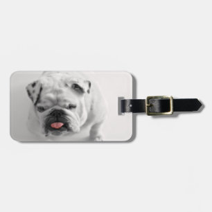 Add Your Own Dog Photo Travel funny bulldog Luggage Tag