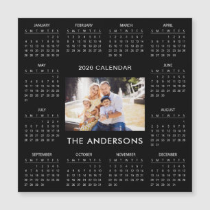 Add Your Own Family Photo 2026 Calendar   Magnet