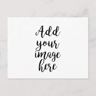 Add your own Image customisable Postcard