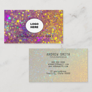 Add your own image opal Business Card