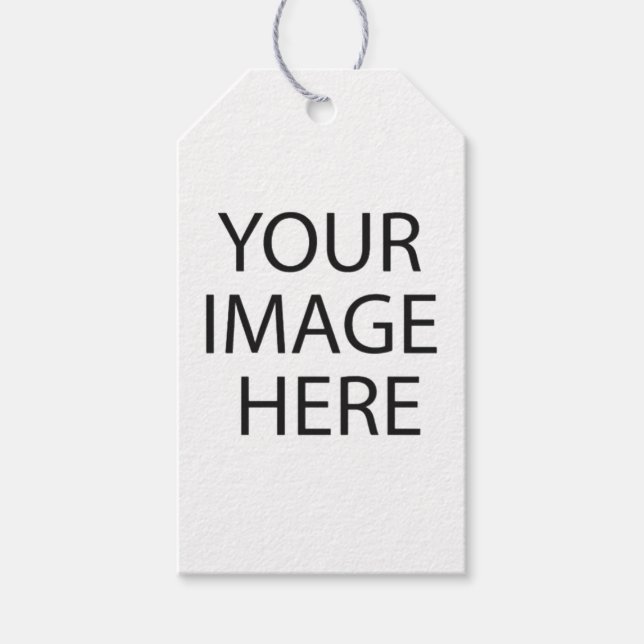 Add Your Own Image Or Text Gift Tags (Front)