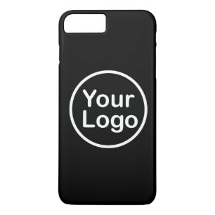 Add Your Own Logo   Black Background Case-Mate iPhone Case
