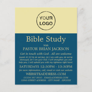 Add Your Own Logo, Christian Bible Class Advert Flyer