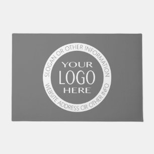 Add Your Own Logo & Circular Text Doormat