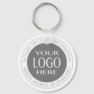 Add Your Own Logo & Circular Text Keychain
