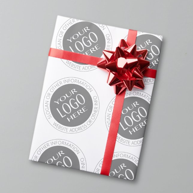 Add Your Own Logo & Circular Text Wrapping Paper (Creator Uploaded)