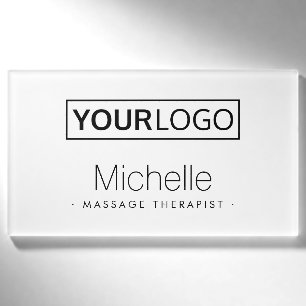 Add your own logo name and title name tag