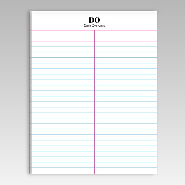 Add Your Own Name Two Column Notepad (Creator Uploaded)