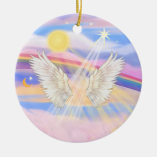 Add your own pet - Rainbow Bridge Ceramic Ornament