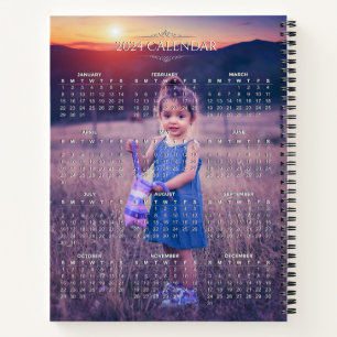 Add Your Own Photo 2024 Calendar Notebook