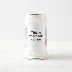 Add Your Own Photo and/or Text Beer Stein