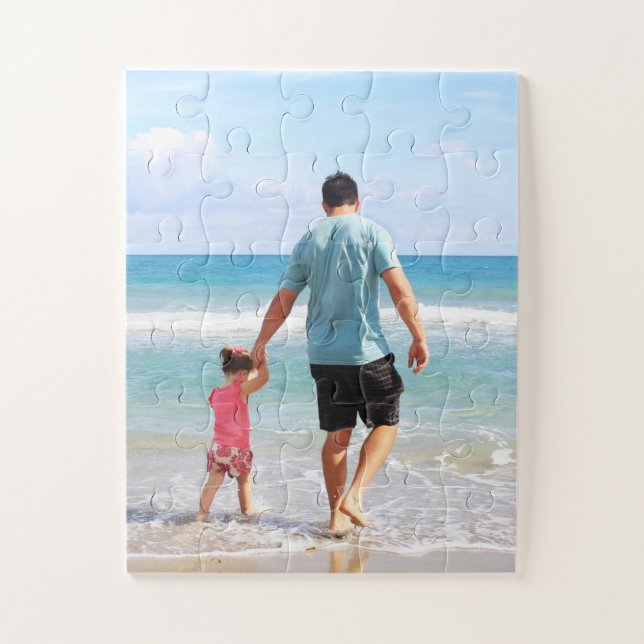 Add Your Own Photo and/or Text Jigsaw Puzzle (Vertical)