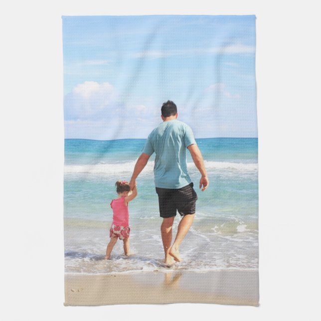 Add Your Own Photo and/or Text Kitchen Towel (Vertical)