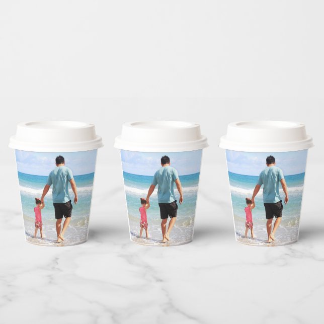 Add Your Own Photo and/or Text Paper Cups (Multi)