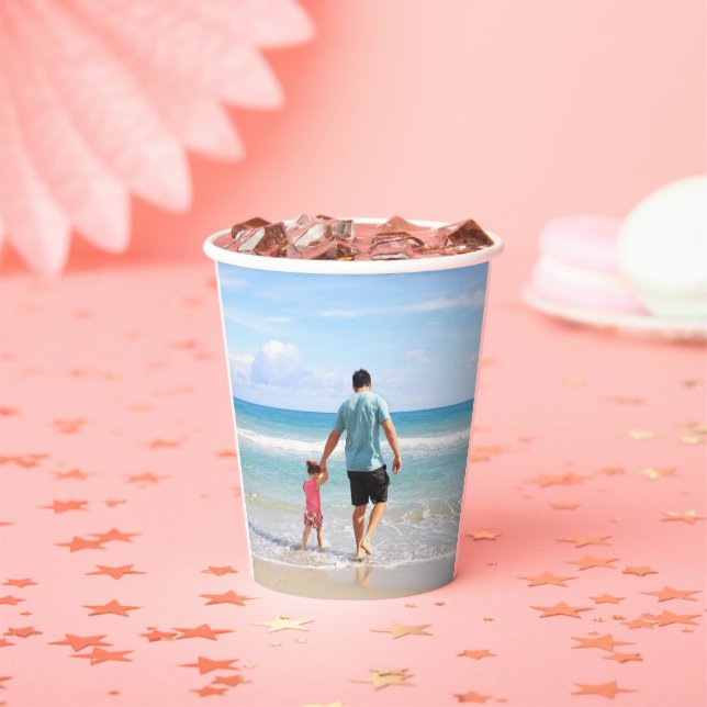 Add Your Own Photo and/or Text Paper Cups (Insitu)