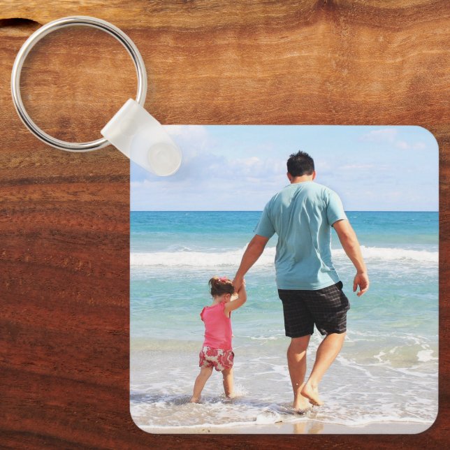 Add Your Own Photo and/orText Metal Keychain (Front)