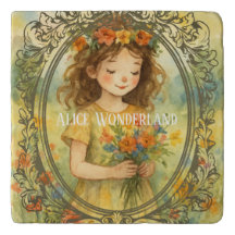Add your own photo and text Alice Wonderland cute