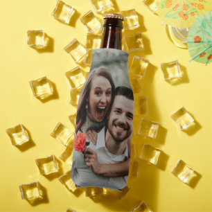 "Add Your Own Photo"  Bottle Cooler