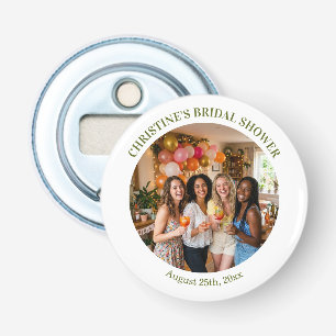 Add Your Own Photo Chic Bridal Shower Favour Bottle Opener