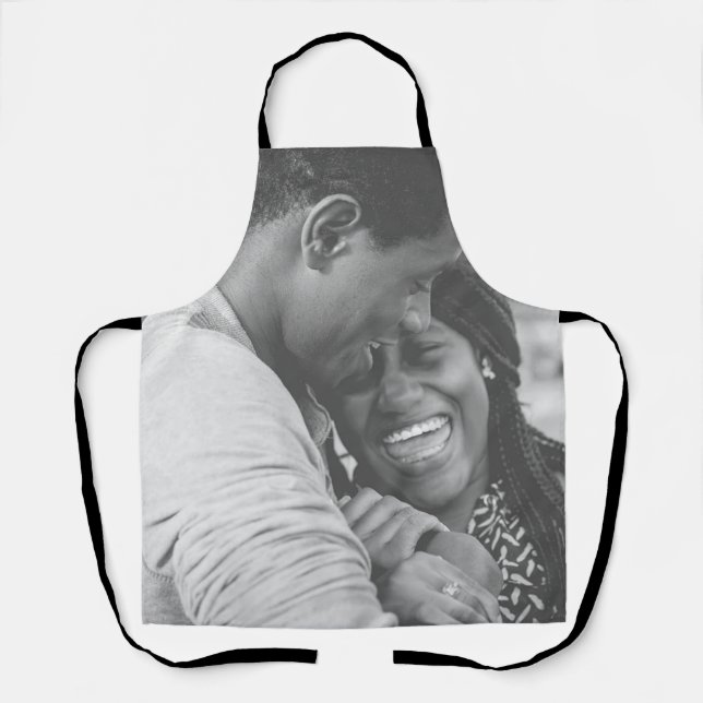 Add your own photo custom apron (Front)