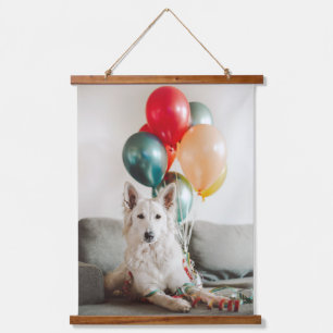 Add Your Own Photo   Custom Dog Photo Hanging Tapestry