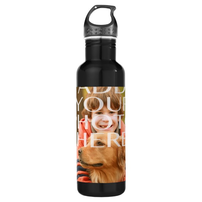 Add Your Own Photo Custom Personalized 710 Ml Water Bottle (Front)