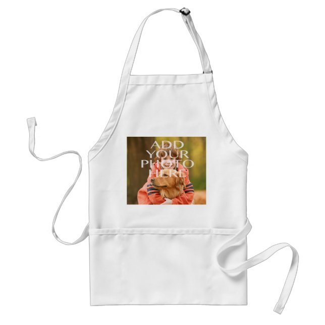 Add Your Own Photo Custom Personalized Standard Apron (Front)