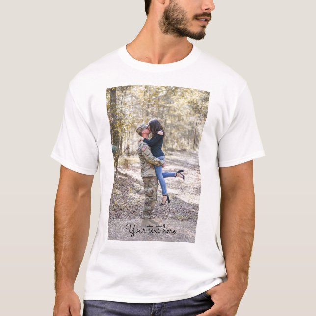 Add Your Own Photo Custom T-Shirt (Front)