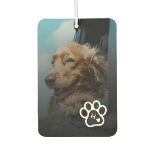 Add Your Own Photo Dog Pets Monogram Air Freshener