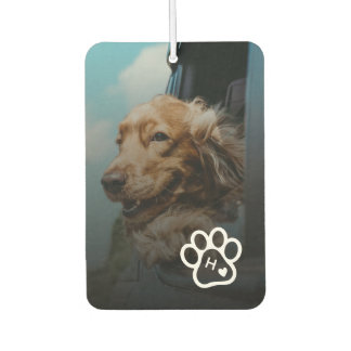 Add Your Own Photo Dog Pets Monogram Air Freshener