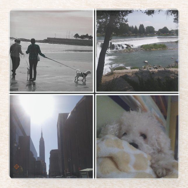 Add Your Own Photo Glass Coaster (Front)