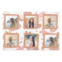 Add Your Own Photo Happy Birthday Wrapping Paper