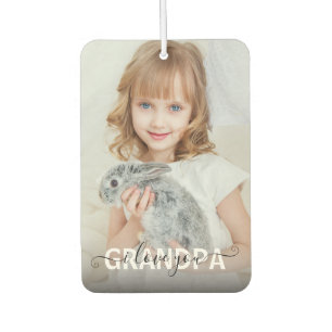 Add Your Own Photo I Love you Grandpa Air Freshener