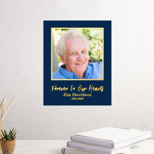 Add Your Own Photo In Memory Of  8x10 Foil Prints