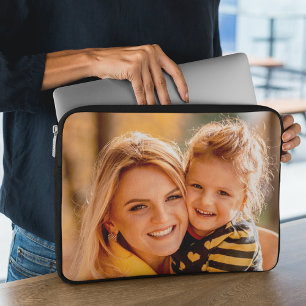 Add Your Own Photo or Logo Personalized Laptop Sleeve