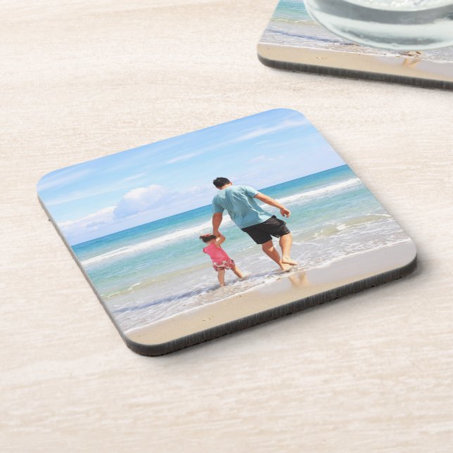 Add Your Own Photo or Text Coaster (Left Side)