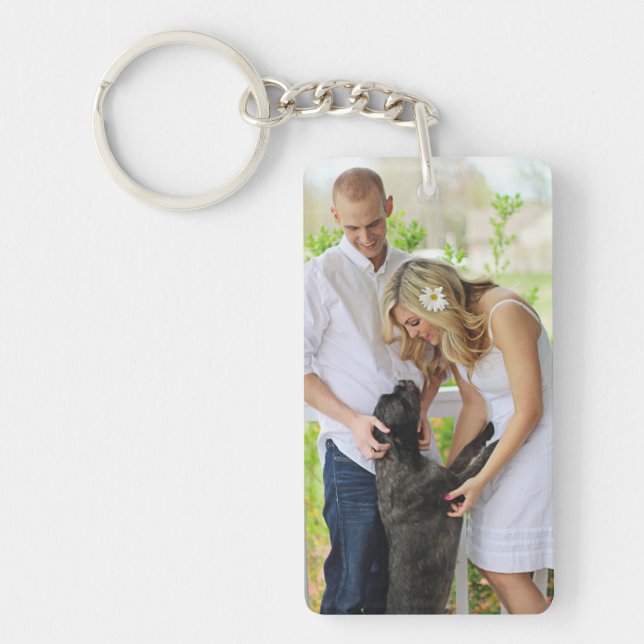 Add Your Own Photo Personalized Keychain (Front)
