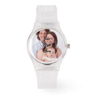 Add your own photo personalized watch