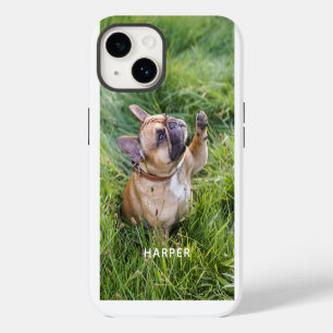 Add Your Own Photo Pet Dog Personalized Name iPhone 14 Case