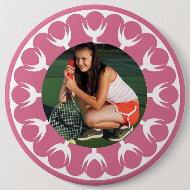 Add Your Own Photo Round Button (Front)